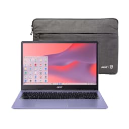 Acer Chromebook 315 15.6 inch Laptop Intel Processor N4500 4GB RAM 64GB eMMC Moonstone Purple - Thumbnail 2