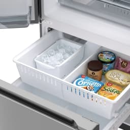 ICYBER BOOM 27.4 cu ft French Door Refrigerator, Full Size with Freezer, Auto Defrost, Ice Maker & Water Filter, Dual Zone, Stainless Steel - Thumbnail 13
