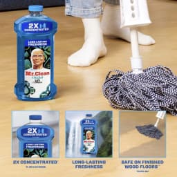 Mr. Clean All Purpose Cleaner, 2X Concentrated Multi Surface, Unstopable Fresh Scent, 23 fl oz - Thumbnail 3