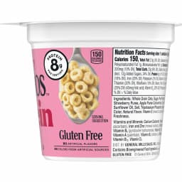 Strawberry Cheerios Protein, Breakfast Cereal Cup, Gluten Free, Single Serve, 1.4 oz - Thumbnail 12