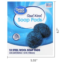 Great Value Steel Wool Soap Pads, 10 Count - Thumbnail 5