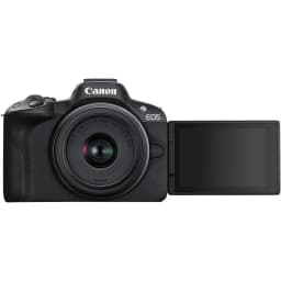 Canon EOS R50 Mirrorless Camera 24.2MP + 18-45mm Lens Bundle 64GB Kit Black (International Model) - Thumbnail 6
