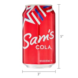Sam's Cola Soda Pop, 12 fl oz, 12 Pack Cans - Thumbnail 6