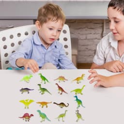 ToysYGift Toys for Girls Boys 3-6 Years Mini Dinosaur Party Pack Plastic Mini Education Dinosaur Animals Toys Funny Party Gifts Children's Plastic - Thumbnail 4