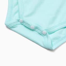 PatPat Baby Girl Clothes Floral Romper Long Sleeve Pants Headband Set Summer Winter Clothing for Newborn Infant Baby Girls Mint Mambo Mint Mambo Mint Mambo 0-3 Months - Thumbnail 9