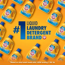 ARM & HAMMER Plus OxiClean Ultra Stain Fighters Liquid Laundry Detergent, Fresh Scent, 32.5 Fl Oz - Thumbnail 2