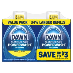 Dawn Powerwash Spray Refill, Dish Soap, Dishwashing Liquid, Lemon, 2 Refills, 43 Fl Oz - Thumbnail 10