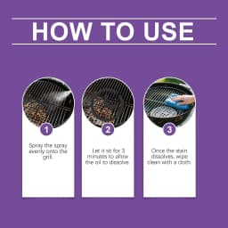 Fast Acting Heavy Duty Grill Degreaser Spray, 2026 New BBQ Grill Cleaner, Multi Functional Grease Remover for Outdoor Grill, Grill Cleaning Spray - Thumbnail 6