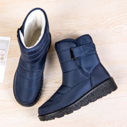Ablanczoom Snow Boots for Womens: Warm Fur No-slip Winter Woman Ankle Booties - Thumbnail 3