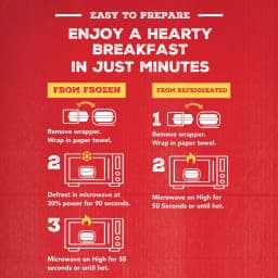 Jimmy Dean Frozen Breakfast Sandwich, Sausage Egg & Cheese Biscuit, 8 Count - Thumbnail 9