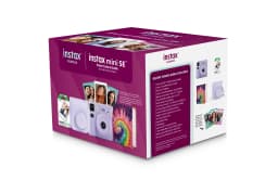 Fujifilm instax Mini SE Instant Camera Bundle with Case, 10 Pack Film, Album, and Frame Stickers, Lavender (Value Bundle) - Thumbnail 6