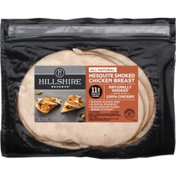 Hillshire Reserve Mesquite Smoked Chicken Breast, All Natural* Lunch Meat, 7 oz Packet - Thumbnail 11
