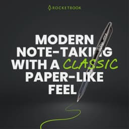 Rocketbook Smart Reusable Pro Notebook - Work and Business - Executive Size Navy Blue - Thumbnail 8