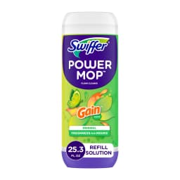 Swiffer Power Mop Floor Cleaner Solution with Gain Scent, 25.3 fl oz - Thumbnail 1