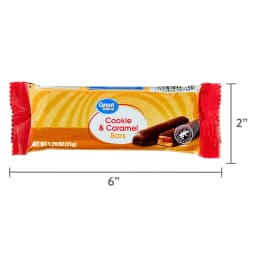 Great Value Cookie and Caramel Bars, 1.79 oz - Thumbnail 6
