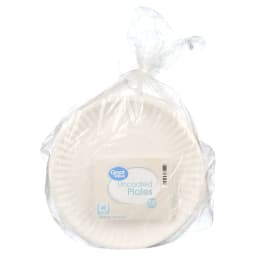 Great Value Uncoated Paper Plates, 9 in, 300 Count - Thumbnail 3
