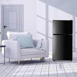 GGTB 3.0 cu ft 2 Door Mini Fridge with Freezer, Black Compact Refrigerator for Dorm, Office, Apartment, Basement and Garage - Thumbnail 6