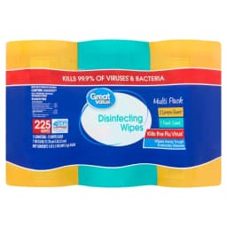 Great Value Disinfecting Wipes, Lemon and Fresh Scent, 225 Count, 3 Pack - Thumbnail 8