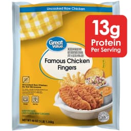 Great Value Famous Chicken Fingers, 48 oz (Frozen) - Thumbnail 1