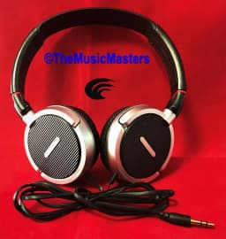 RHEA- Lightweight Adjustable Stereo Headphones Tablet Phone Mp3 Portable Audio Black - Thumbnail 3