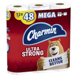 Charmin Ultra Strong Toilet Paper, 12 Mega Roll, 264 Sheets per Roll - Thumbnail 3