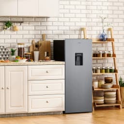 Galanz 6.5 Cu Ft Compact Refrigerator with Water Dispenser – Single Door Mini Fridge, Stainless Steel Look, ENERGY STAR - Thumbnail 8