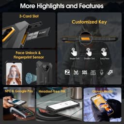 Ulefone Armor X13 Rugged Phone, 12 64GB, 50MP Rear Camera, 24MP Night Vision Camera, Android 15 OS Rugged Smartphone - Thumbnail 7