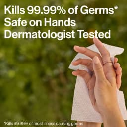 The Honest Company Lavender Sanitizing Alcohol Wipes, Antibacterial with Aloe, Kills 99.99% of Germs, 50 Count - Thumbnail 2