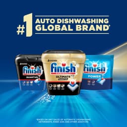 Finish Ultimate Quantum Dishwasher Pods, Dishwasher Detergent Dish Soap, 50% More Cleaning Power, Lemon Scent, 21 Tabs - Thumbnail 7