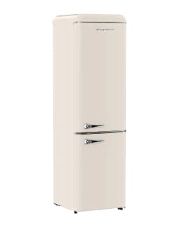 Frigidaire 9.0 Cu. ft. Bottom Mount Retro Refrigerator, Apartment Size Compact Fridge in Cream - Thumbnail 1