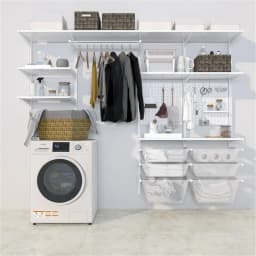 Pemberly Row 2.7 cu. ft. All-in-One Washer & Dryer Combo in White - Thumbnail 5