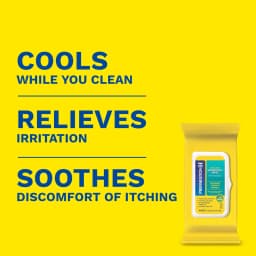 Preparation H Hemorrhoid Flushable Wipes with Witch Hazel for Skin Irritation Relief - 48 Count - Thumbnail 2