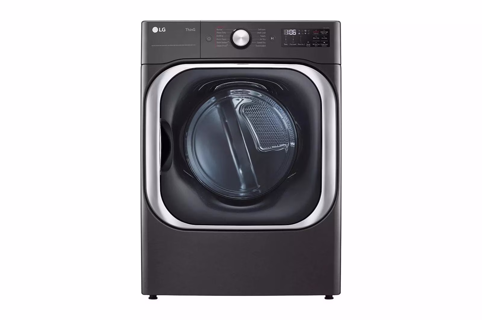 LG DLEX8900B 9.0 Cu. Ft. Black Steel Front Load Dryer - Thumbnail 1