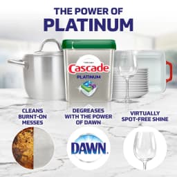 Cascade Pacs Dishwasher Detergents, Lemon Scent, 11.7 Ounce, 21 Count - Thumbnail 3