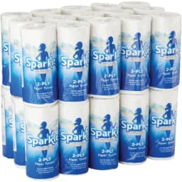 Sparkle Ps Premium Roll Towel - 2 Ply - 70 Sheets/roll - 30 / Carton - White (2717201CT) - Thumbnail 5