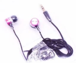 RHEA- Uniden Un716 Earbuds Headphones 3.5Mm Plug - Pink - Thumbnail 1
