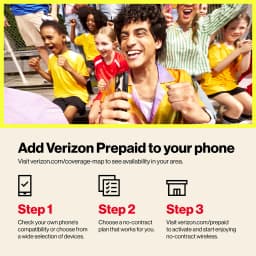 Verizon Prepaid Apple iPhone 15, 5G, 128GB, Black - Prepaid Smartphone [Locked to Verizon Prepaid] - Thumbnail 6