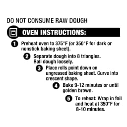 Great Value Flaky & Buttery Crescent Rolls, 8 oz, 8 Count - Thumbnail 6