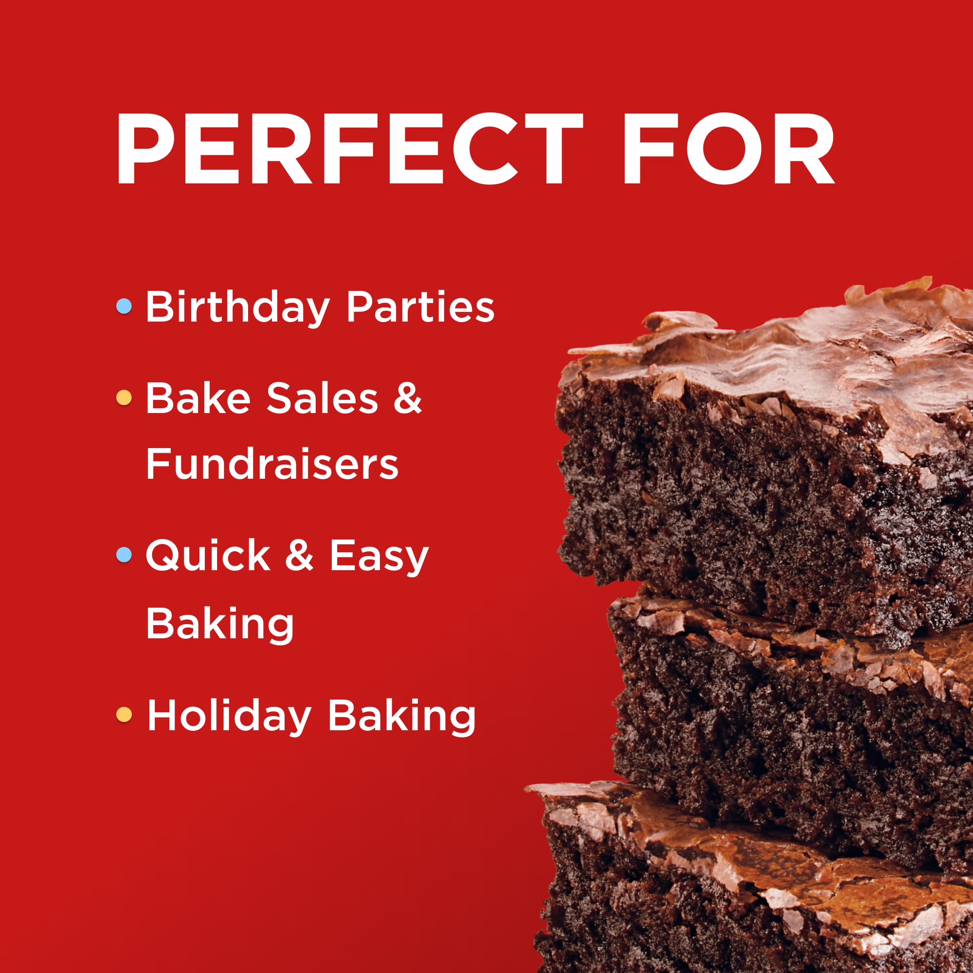 Duncan Hines Brownie Mix, Dark Chocolate Fudge, 18.2 oz - Thumbnail 3