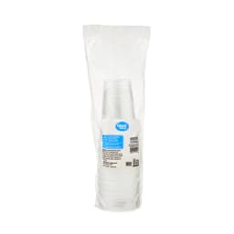 Great Value Disposable Plastic Cups, Clear, 16 oz, 25 Count - Thumbnail 3