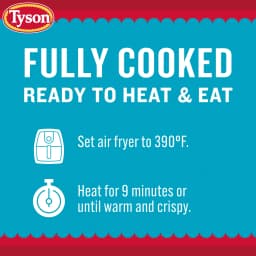Tyson White Meat Chicken Patties, 23 oz (Frozen, Fully Cooked) - Thumbnail 6