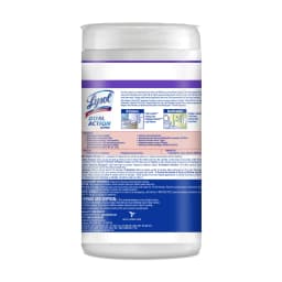 Lysol Dual Action Disinfectant Wipes, Multi-Surface Antibacterial Scrubbing Wipes, For Disinfecting and Cleaning, Citrus Scent, 75 Count - Thumbnail 6