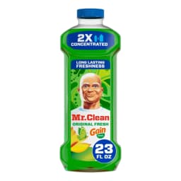 Mr. Clean 2X Concentrated Floor Cleaner, All Purpose Cleaner, Mop Soap, Gain Original, 23 fl oz - Thumbnail 1