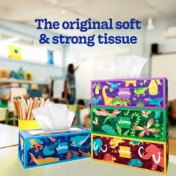 Kleenex Ultra Soft Facial Tissue - Back-to-School Pack - 4pk/120ct - Thumbnail 5