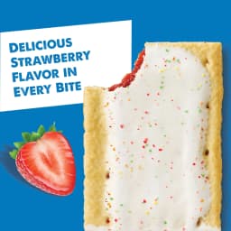 Pop-Tarts Toaster Pastries, Breakfast Foods, Kids Snacks, Frosted Strawberry (8 Pop-Tarts) - Thumbnail 6