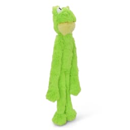 Multipet Swingin' Slevin Frog, Plush Dog Toy, Green, 5 Squeakers, 21 inches - Thumbnail 5