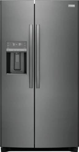 FRIGIDAIRE GRSC2352AD SIDE BY SIDE FREESTANDING REFRIGERATOR Black Stainless Steel - Thumbnail 1