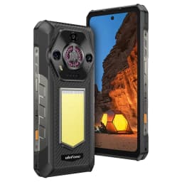 Ulefone Armor 30 Rugged Phone 12GB 512GB 12800mAh Android 15,6.95 inch Night Vision Main Camping Light Phone - Black - Thumbnail 1