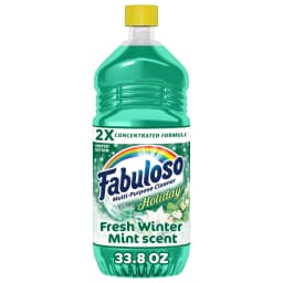 Fabuloso Holiday Multi-Purpose Cleaner, 2X Concentrated Formula, Fresh Winter Mint Scent, 33.8 fl oz - Thumbnail 1
