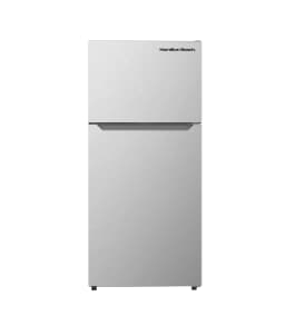 Hamilton Beach, 18 Cu. Ft. Top Mount Refrigerator, Frost Free, Platinum - Thumbnail 1